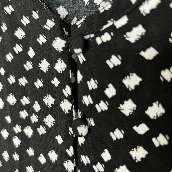 Anthropologie Maeve Lila Ruffle Tiered Flowy Button Down Tunic Shirt Medium - Picture 12 of 13